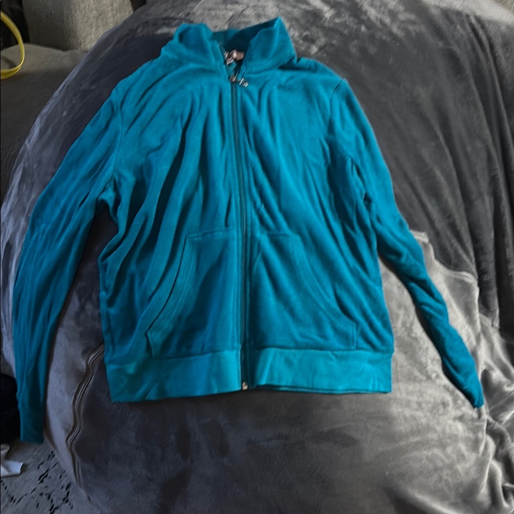 Teal Zip-Up Jacket